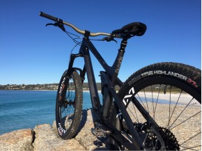 mountain carbon bicycle